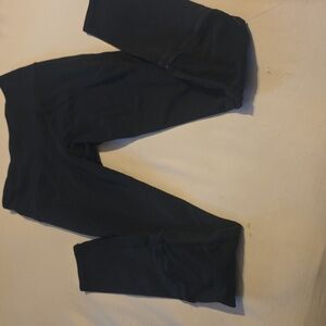Athleta Classic Black Leggings With Mesh Sides Size XS 28" Inseam